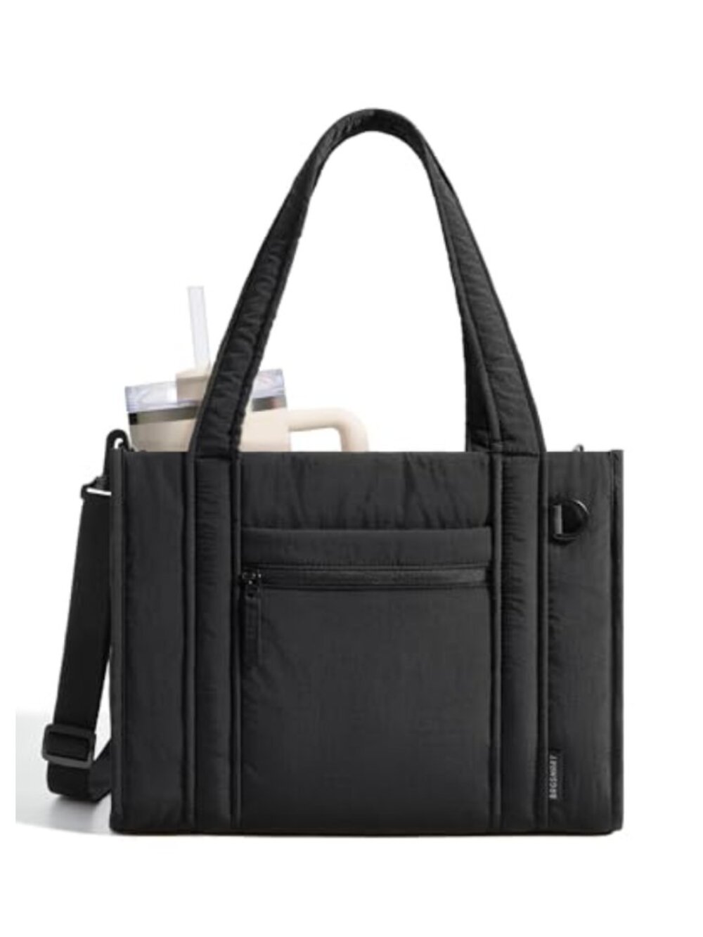 Quilted Crossbody Tote Bag Water Resistant 14L Travel Work